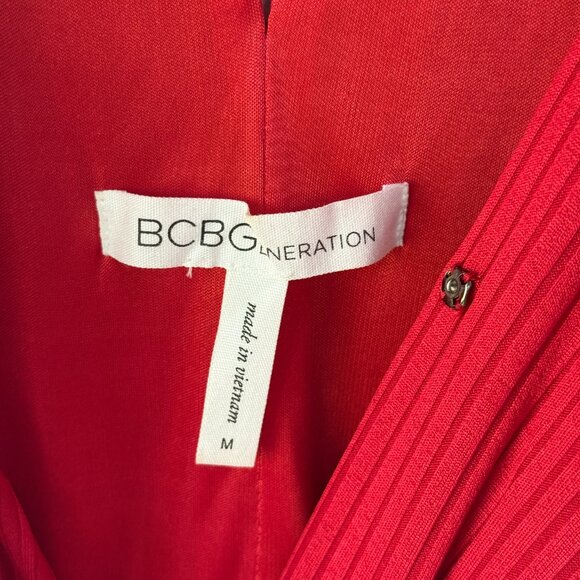 BCBG Red Dress- great for the holidays - Picture 4 of 4